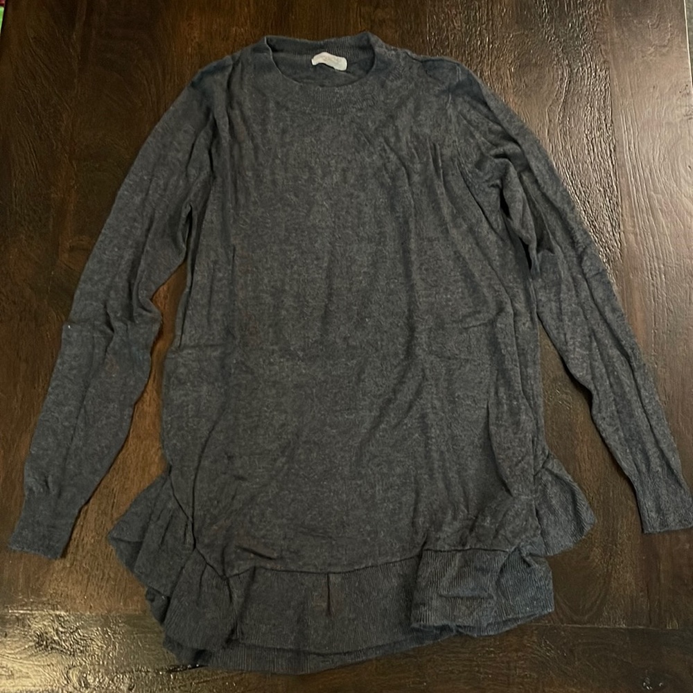 Dark gray maternity sweater, size small